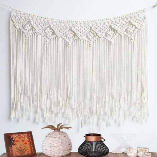 Lewcumy Macrame Wall Hanging, Large, 96.5 x 83.8 cm
